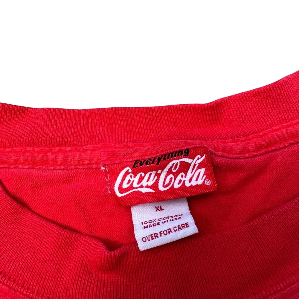 Vintage Coca-Cola Always Red Graphic T-Shirt‎ XL Made in USA 90s Pop Art Tee
